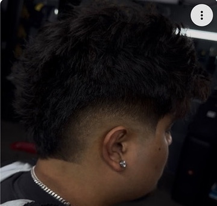 Dark textured fade
