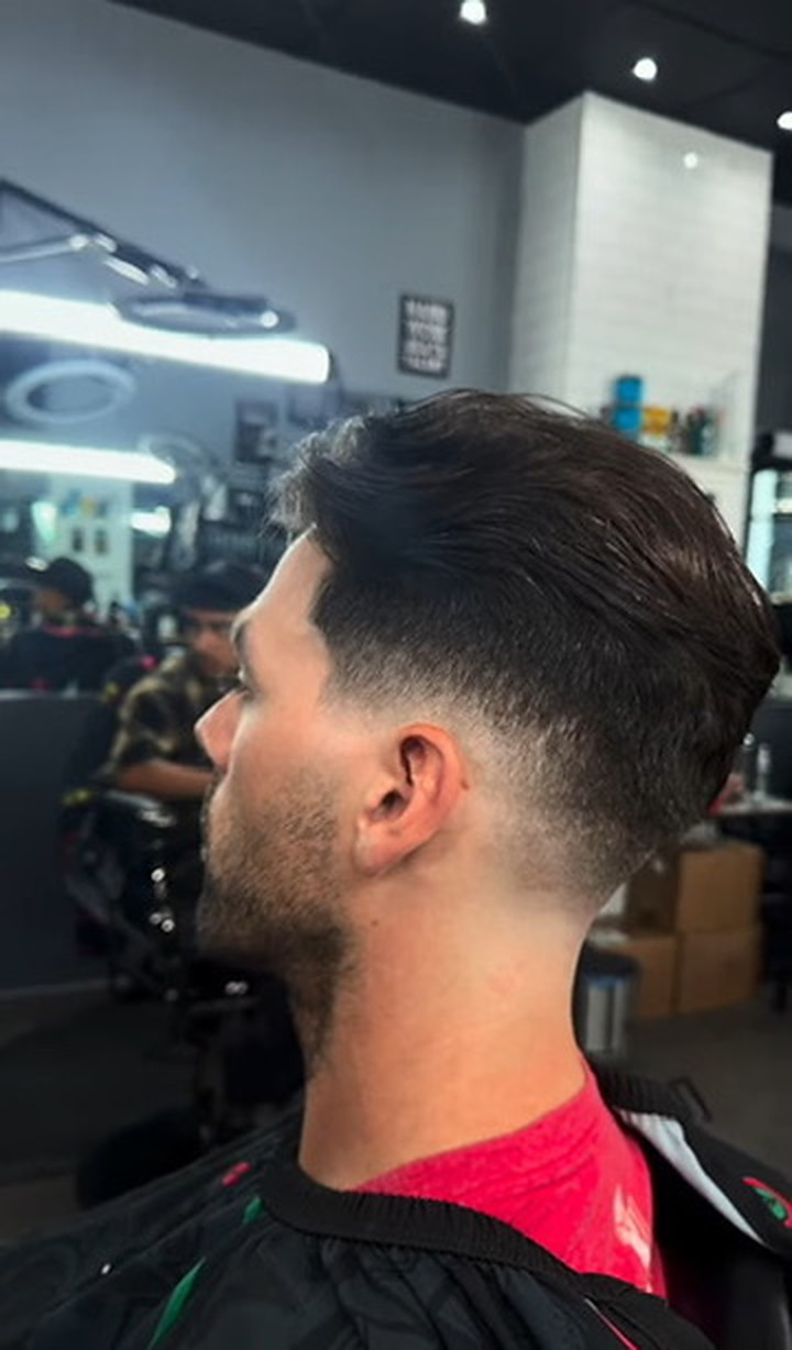 Fade and beard detail by CDM Cuts